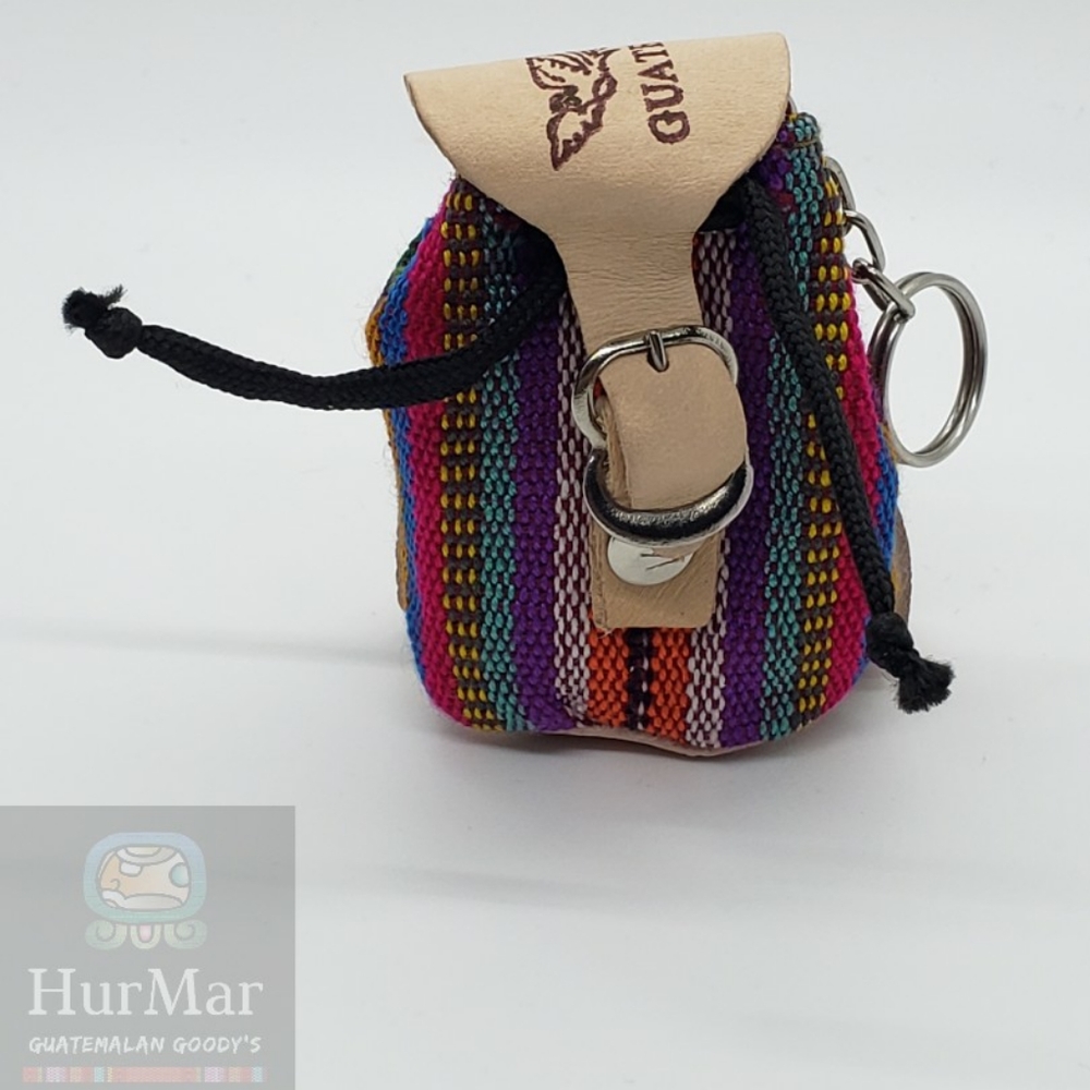 Guatemalan Backpack Keychain